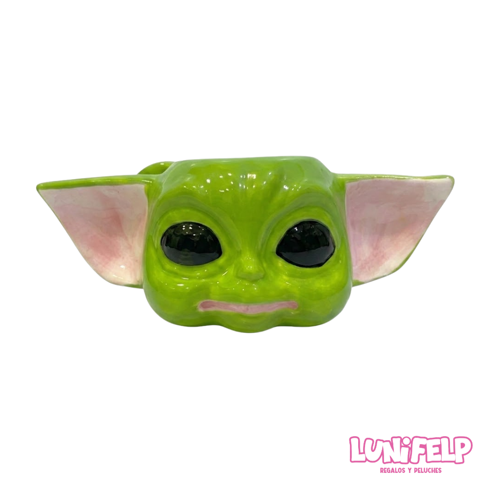 Pocillo Taza De Cerámica Grogu Baby Yoda Star Wars 3D