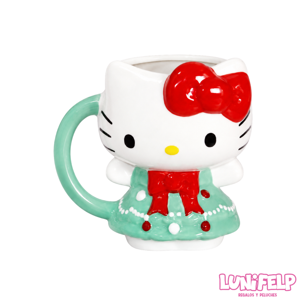 Mug De Cerámica Hello Kitty Verde Menta Edición Especial