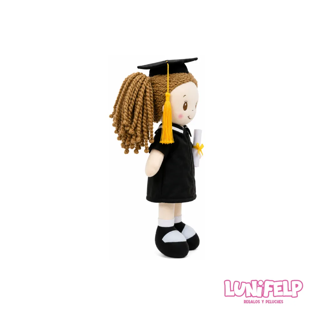 Peluche Muñeca de Graduación 30 cm - Imagen 5