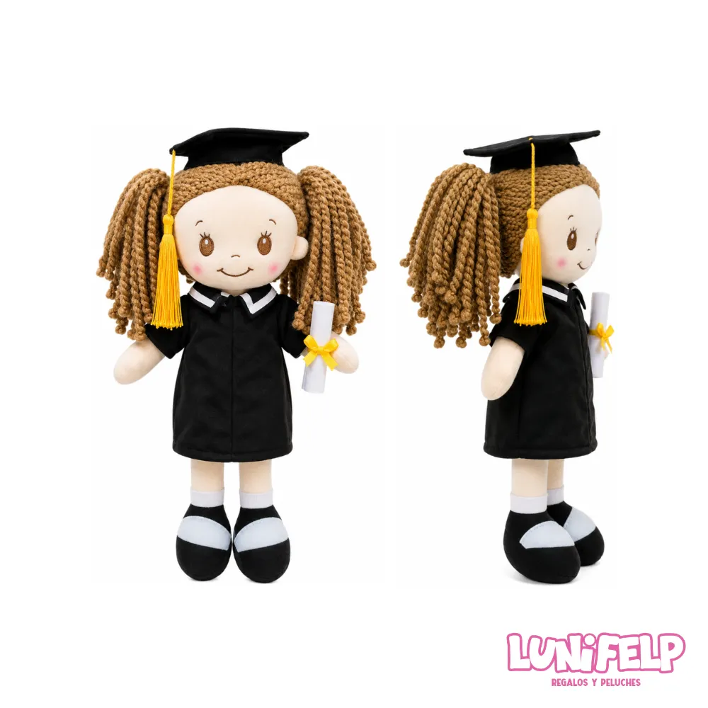 Peluche Muñeca de Graduación 30 cm - Imagen 4