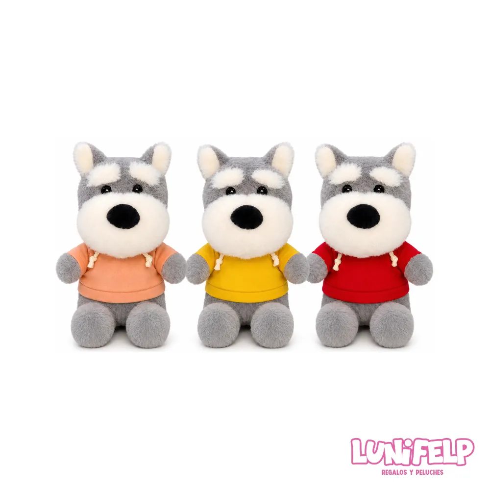 Peluche Lobito con Camisa 26 cm