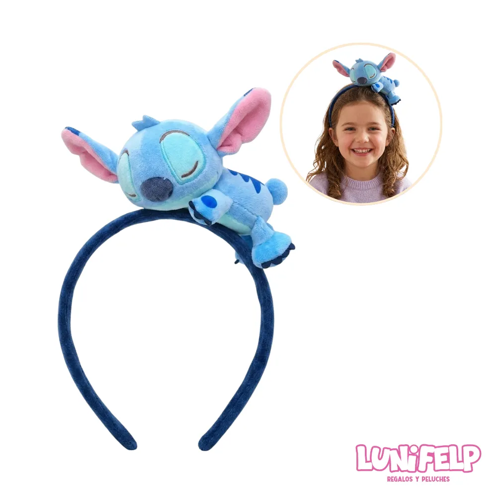 Diadema con Peluche de Stitch 3D Kawaii para Niñas - Accesorio Divertido - Imagen 2
