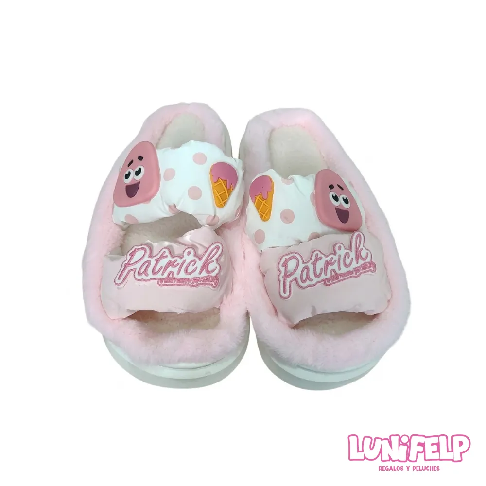 Pantuflas Patricio Estrella Tipo Sandalia Plataforma