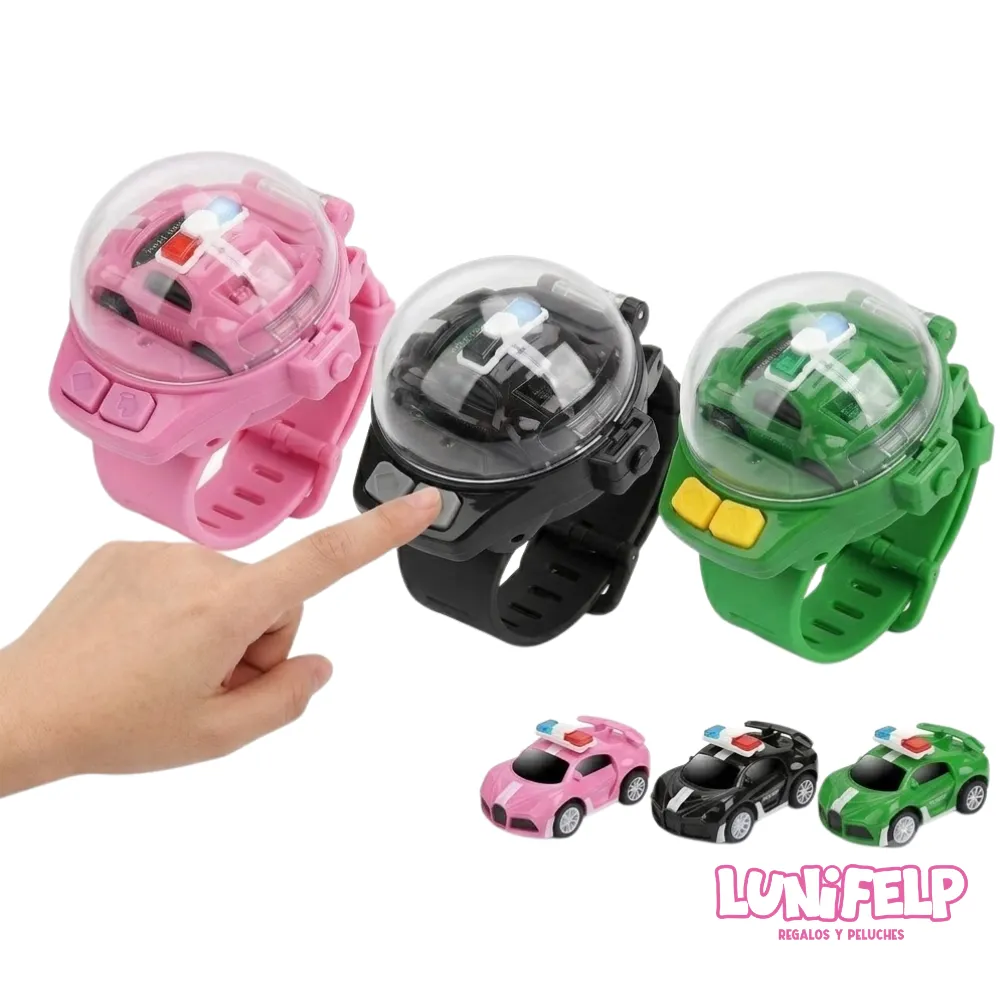 Carro de Control Remoto de Reloj Recargable para Niños