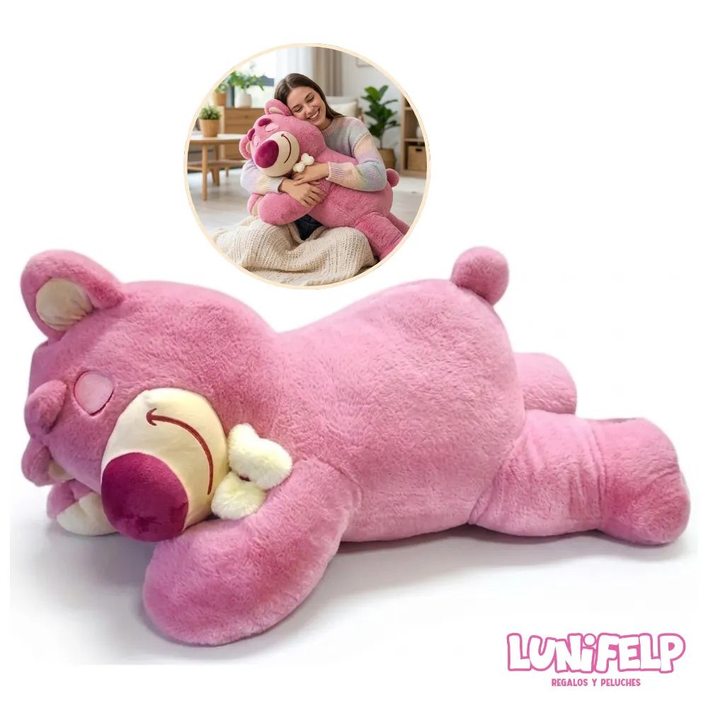 Oso Lotso Gigante (1.10 m) – Peluche Acostado Toy Story - Imagen 2
