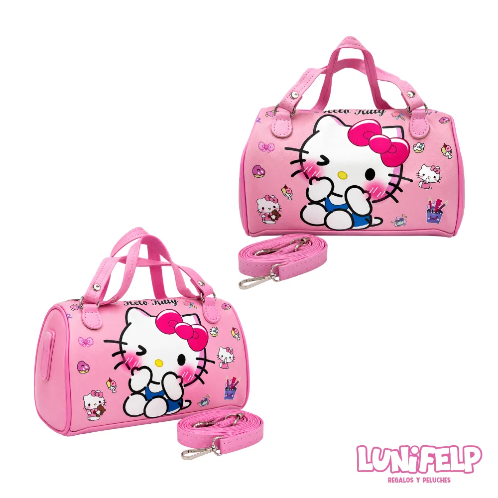Bolso de Mano Hello Kitty Infantil y Juvenil con Correa Ajustable - Imagen 4