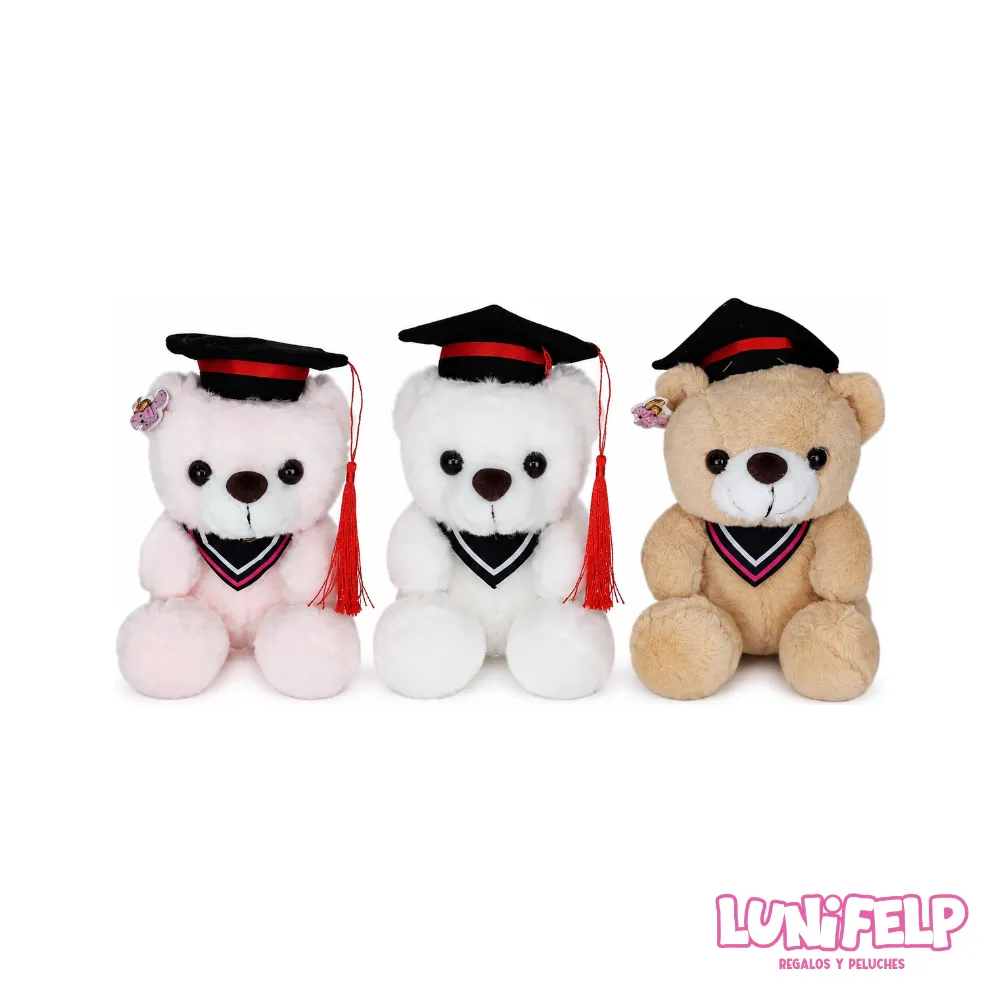 Oso de Peluche Graduación (20 cm) – Regalo Ideal