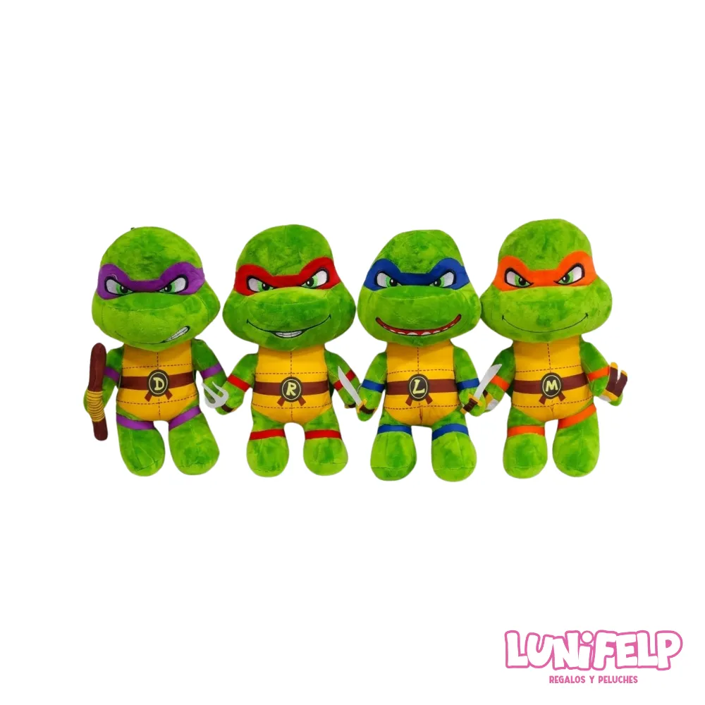 Peluches Tortugas Ninja 25cm