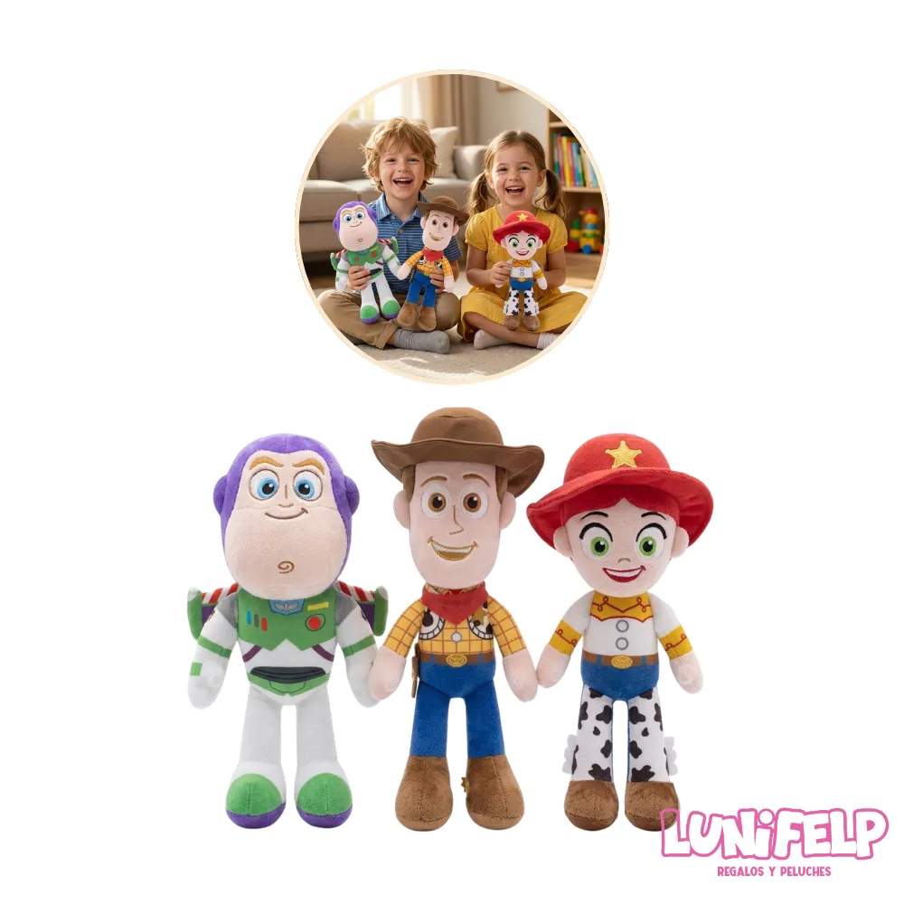 Peluches Toy Story 28cm Woody Buzz Y Jessie - Imagen 4