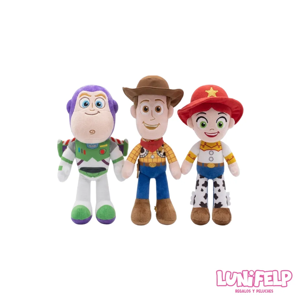 Peluches Toy Story 28cm Woody Buzz Y Jessie