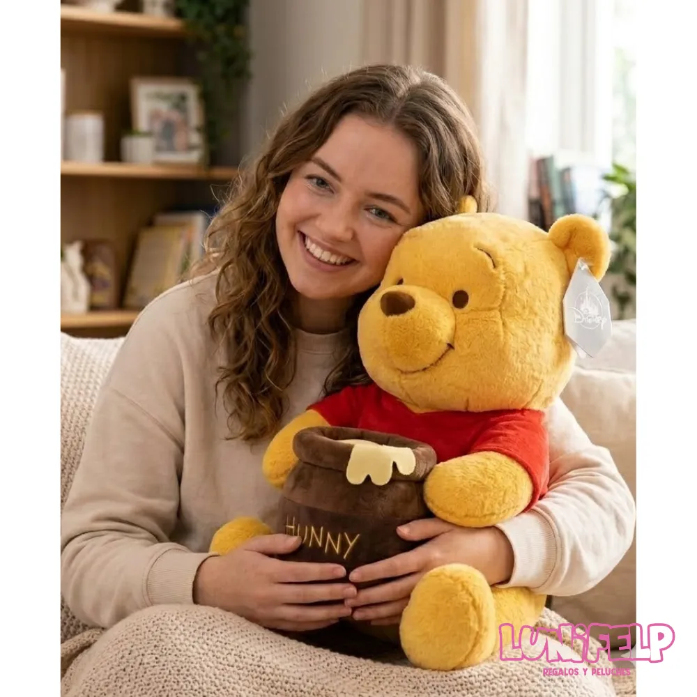 Peluche Winnie Pooh 40 cm con Tarro de Miel - Imagen 3