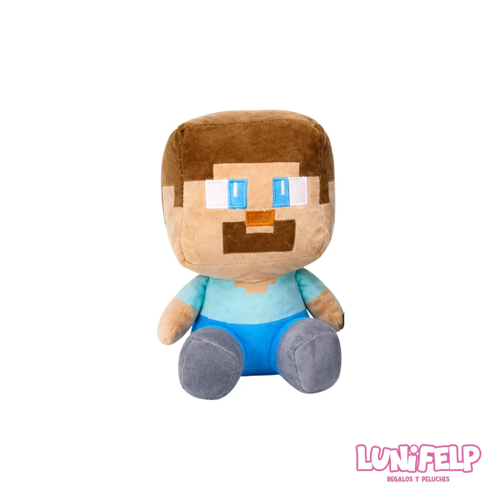 Peluche Minecraft 25 cm Personajes Creeper, Enderman y Steve - Imagen 4