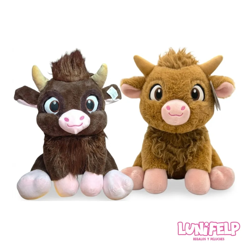 Peluche de Toro Tierno 60 cm | Algodón Siliconado