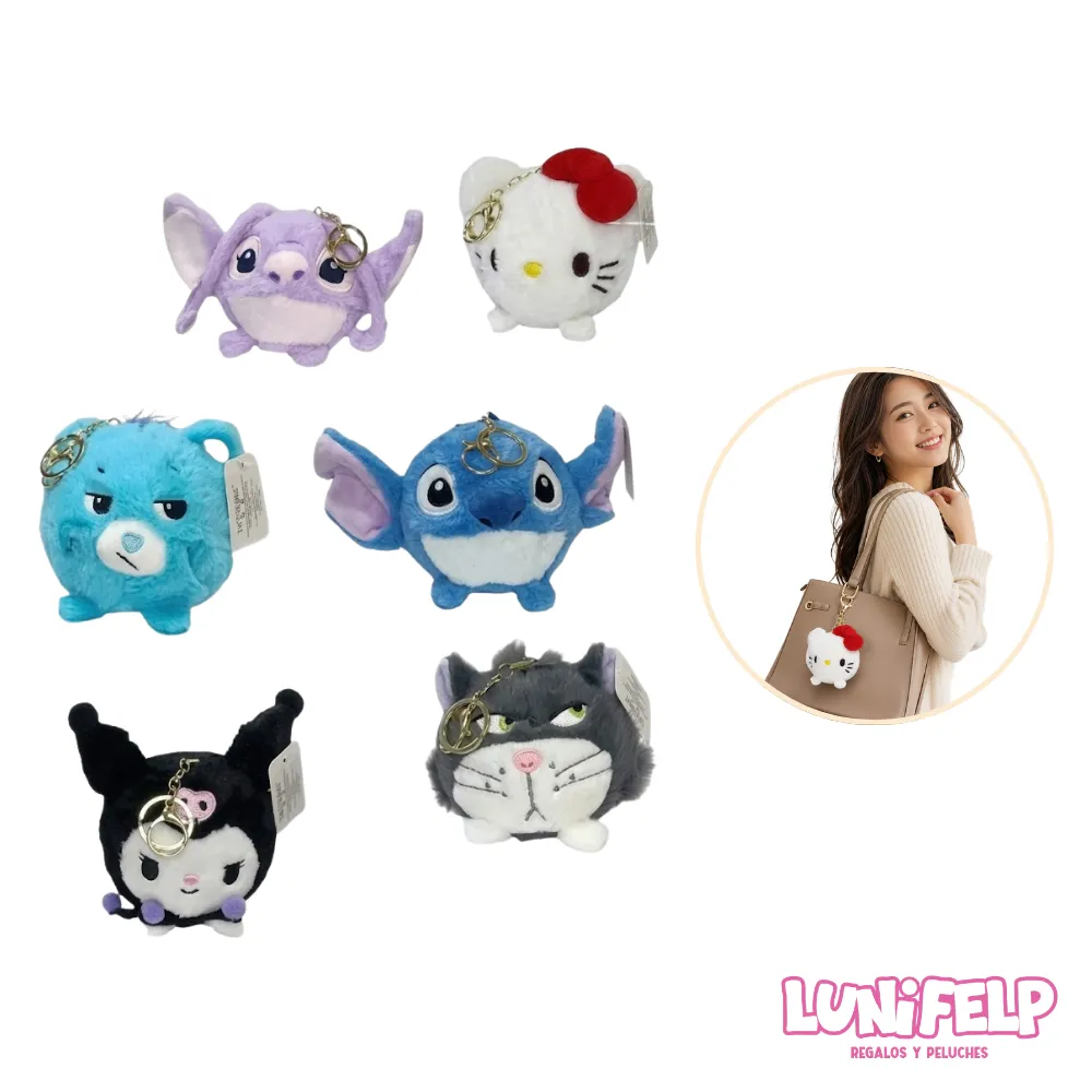 Llaveros de Peluche Estilo Squishy - 10 cm | Coleccionables - Imagen 2