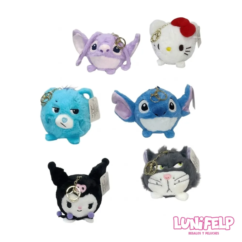 Llaveros de Peluche Estilo Squishy - 10 cm | Coleccionables