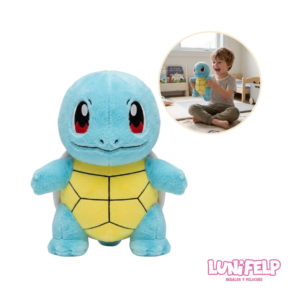 Peluche Squirtle Pokémon 22 cm - Imagen 2