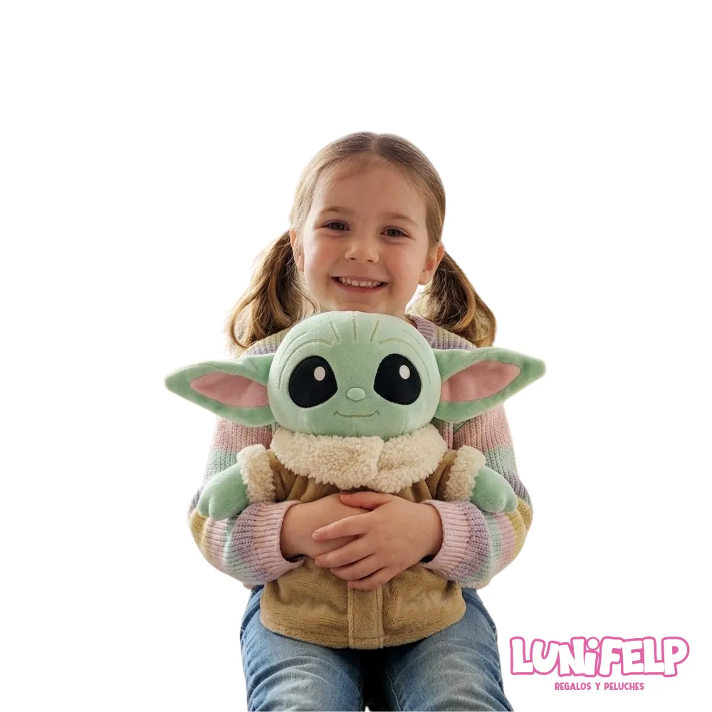 Peluche Baby Yoda (Grogu) de 25 cm – Suave y Original - Imagen 3