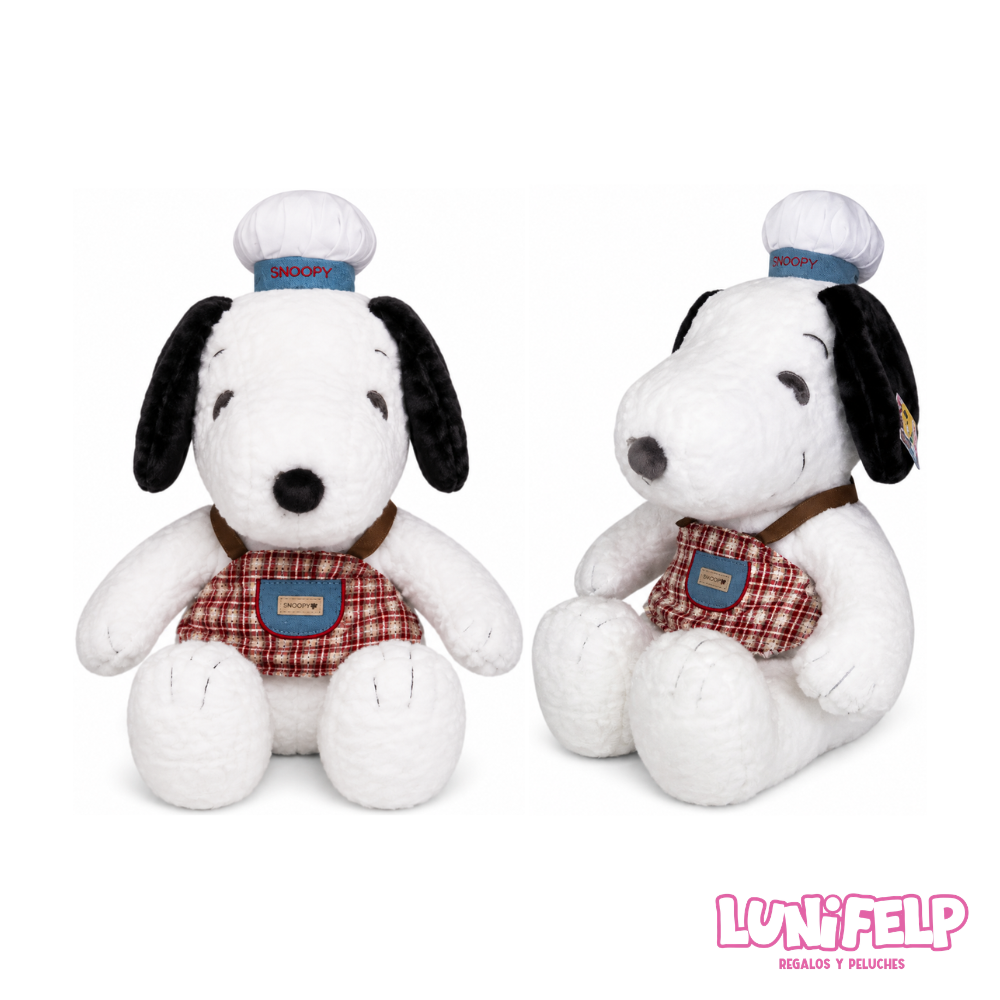 Peluche Snoopy Chef Grande 40 cm - Cocinero
