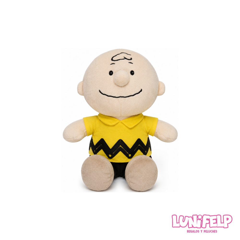 Peluche Charlie Brown 35 cm – Colección Clásica Peanuts Snoopy