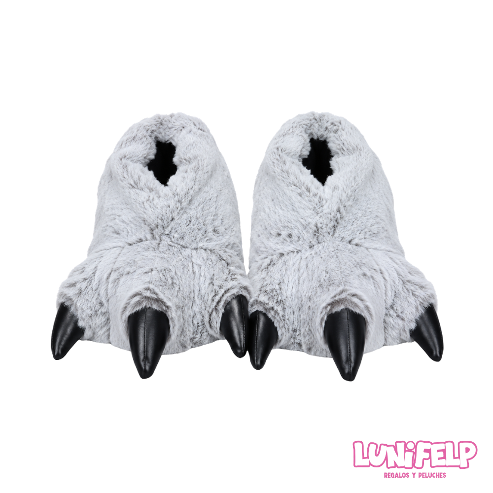 Pantuflas Garra de Peluche Cerradas - Babuchas Suaves