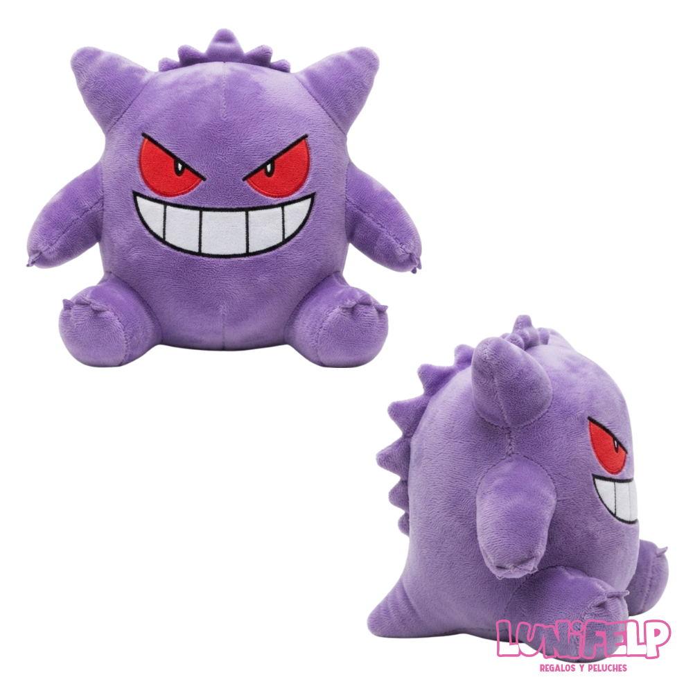 Peluche Gengar Pokémon Tipo Fantasma 30 cm - Imagen 4
