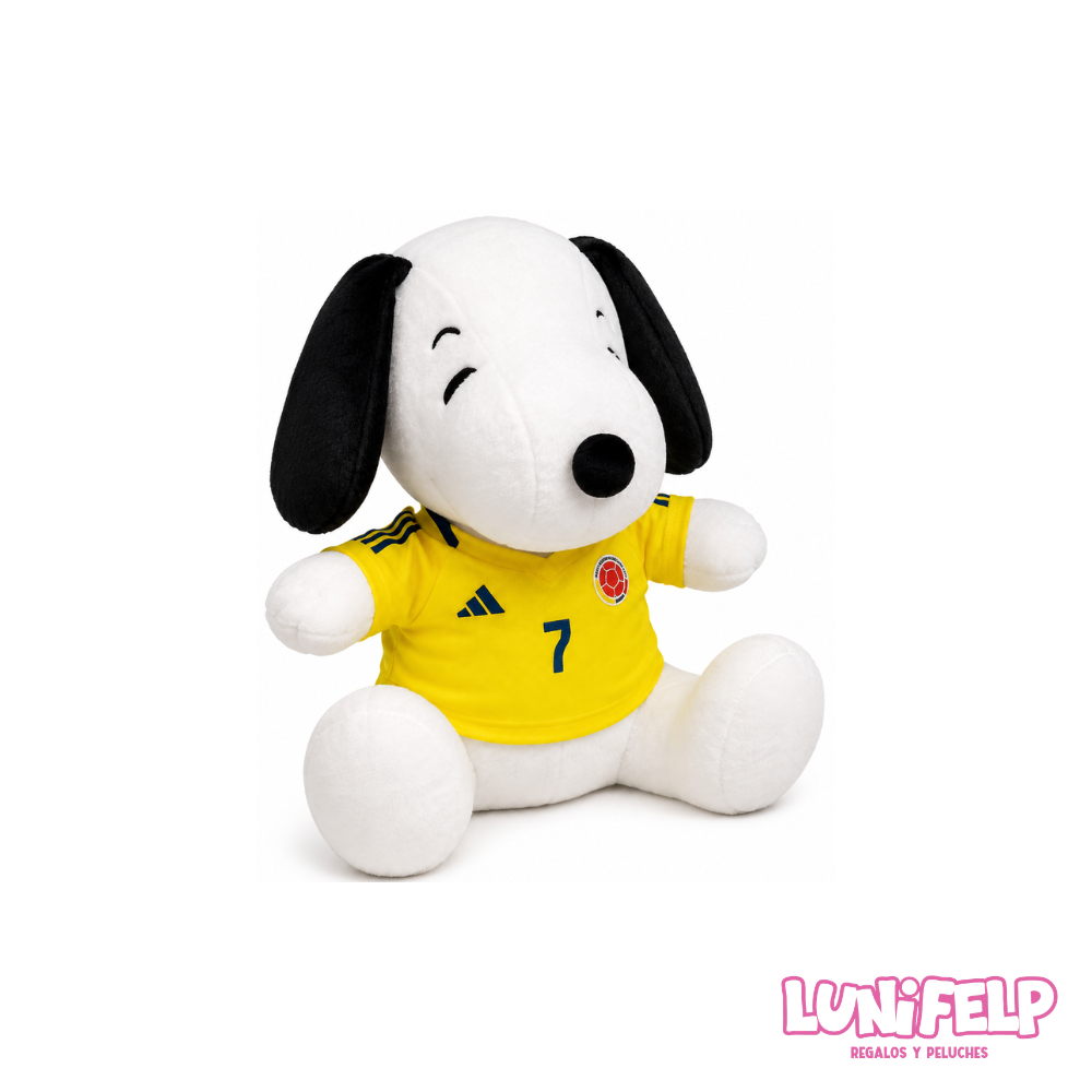 Peluche Snoopy Selección Colombia 30 cm