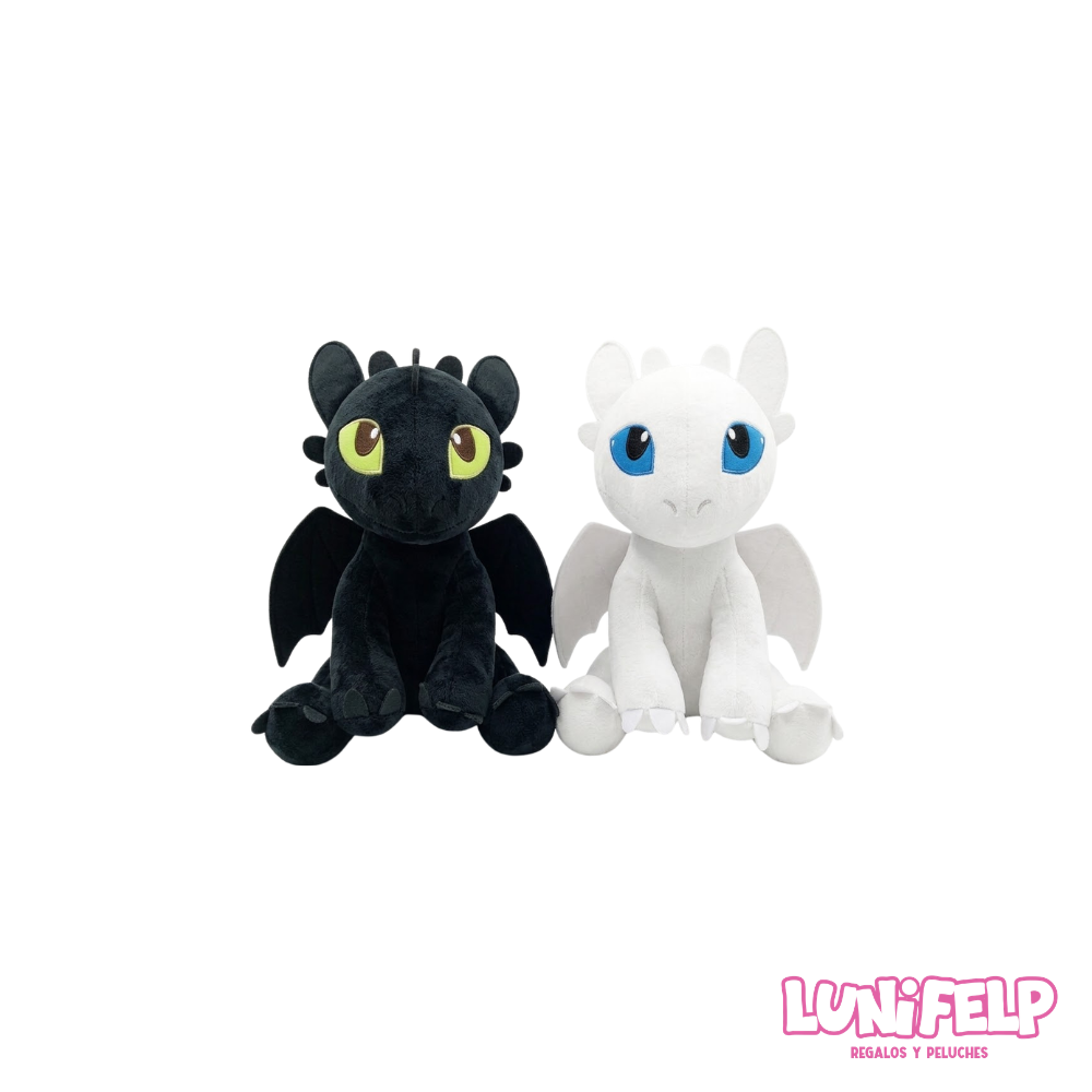 Peluche Chimuelo y Furia Luminosa 20 cm