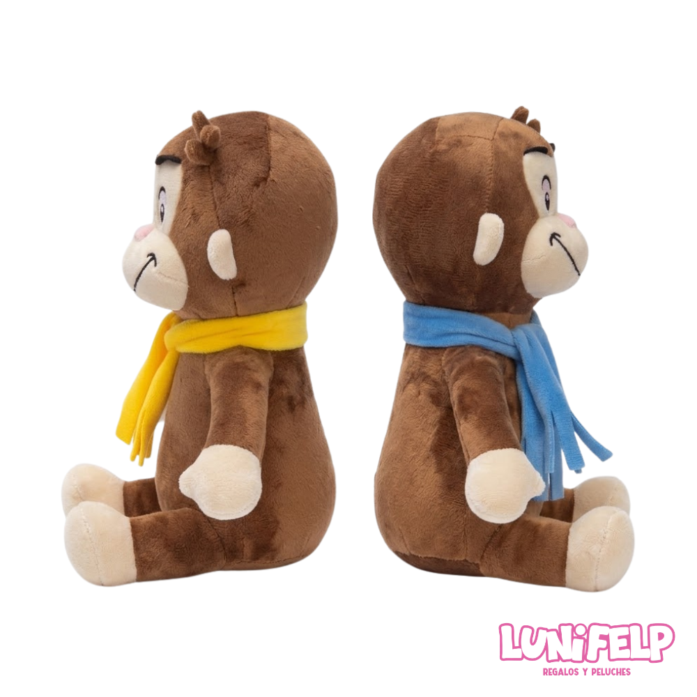 Peluche Jorge El Curioso 40 cm con Bufanda - Imagen 4