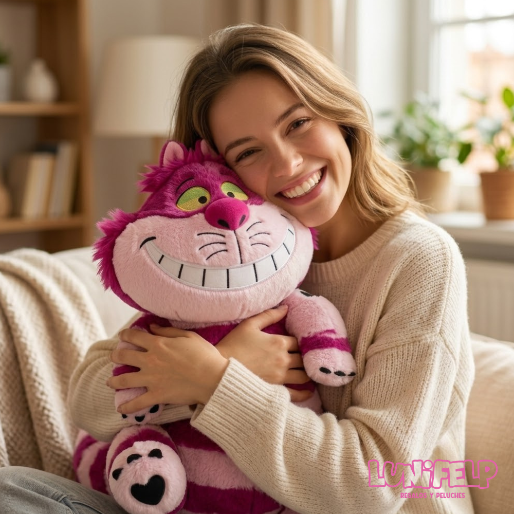 Peluche Gato Risón de Alicia 30 cm - Cheshire Cat - Imagen 2