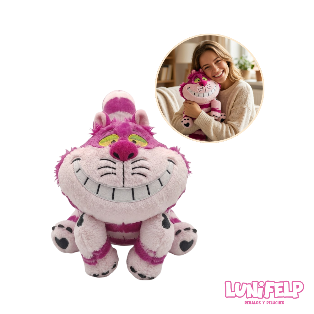 Peluche Gato Risón de Alicia 30 cm - Cheshire Cat - Imagen 3