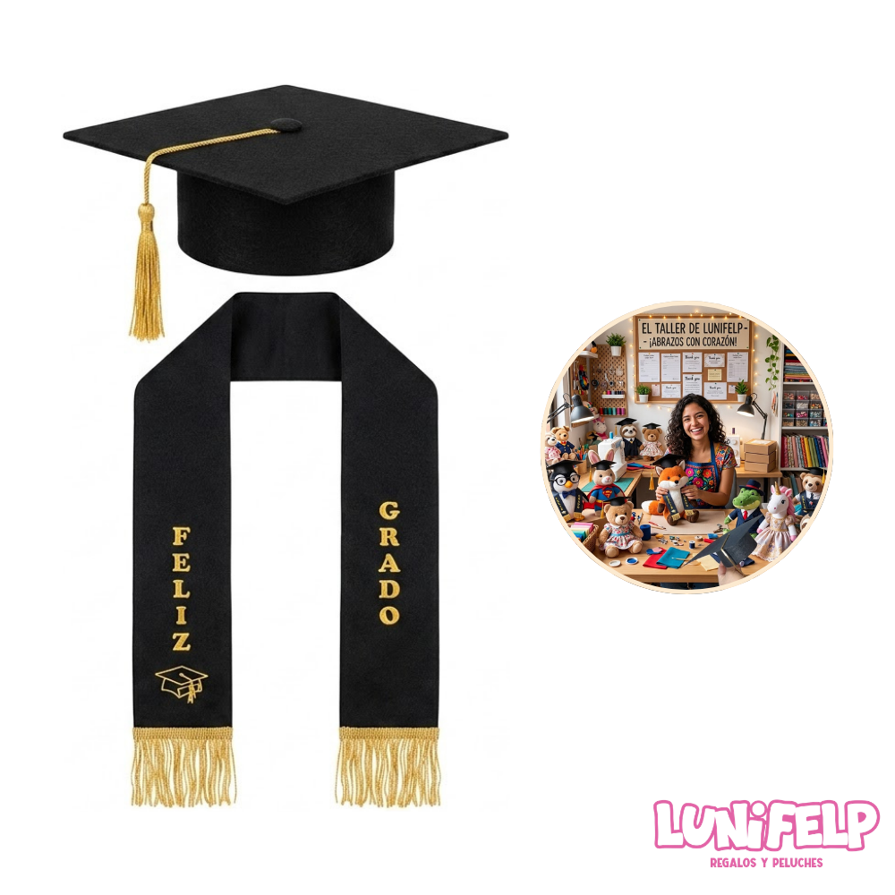 Kit de Graduación para Peluches Grandes - Imagen 4