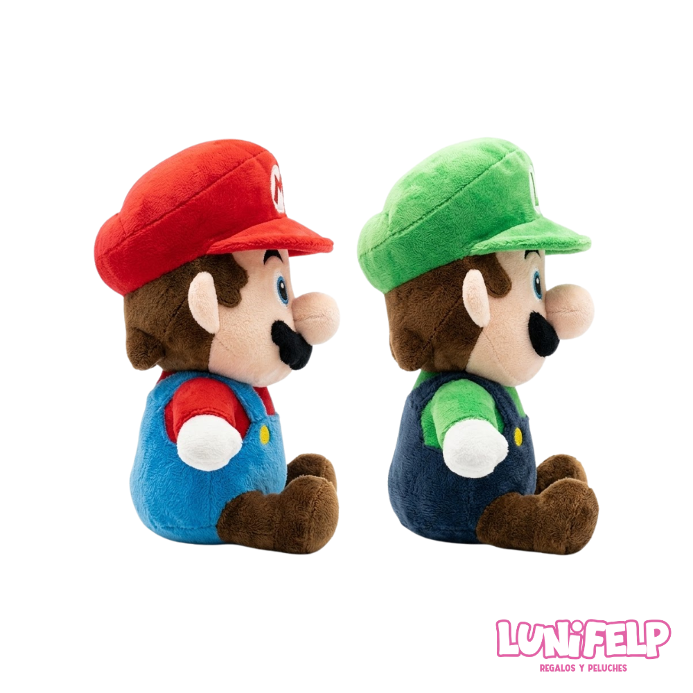 Peluche Mario Bros y Luigi 35 cm - Imagen 5