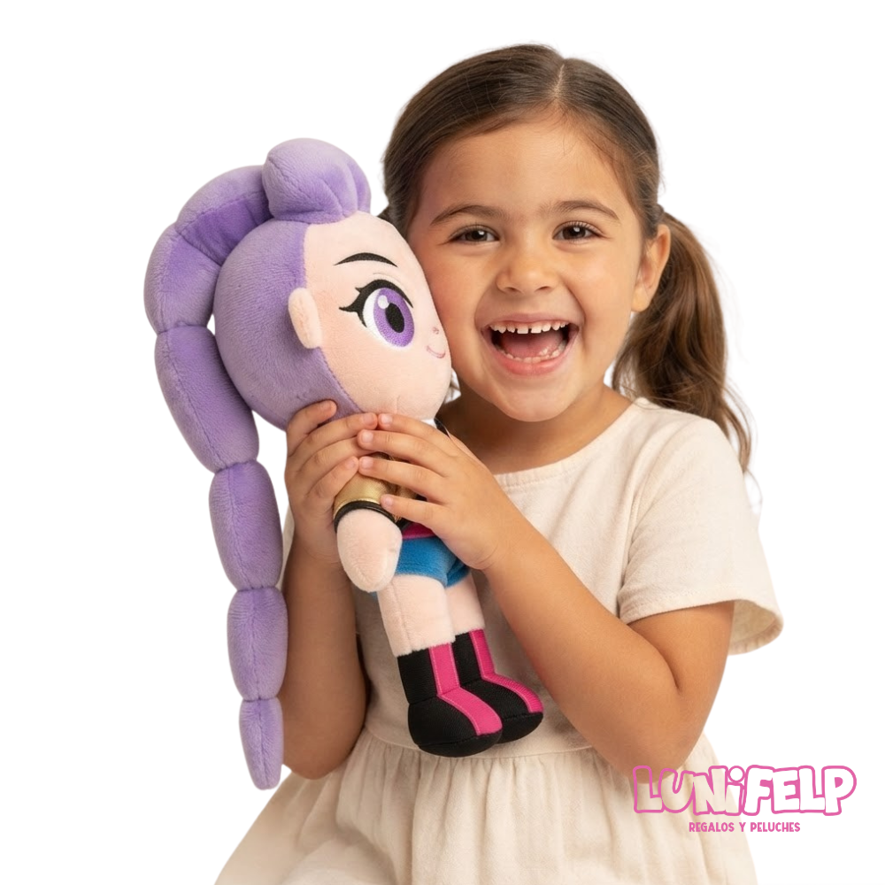 Peluche Rumi 30 cm – Guerreras K-Pop Huntrix / Demon Hunters - Imagen 2