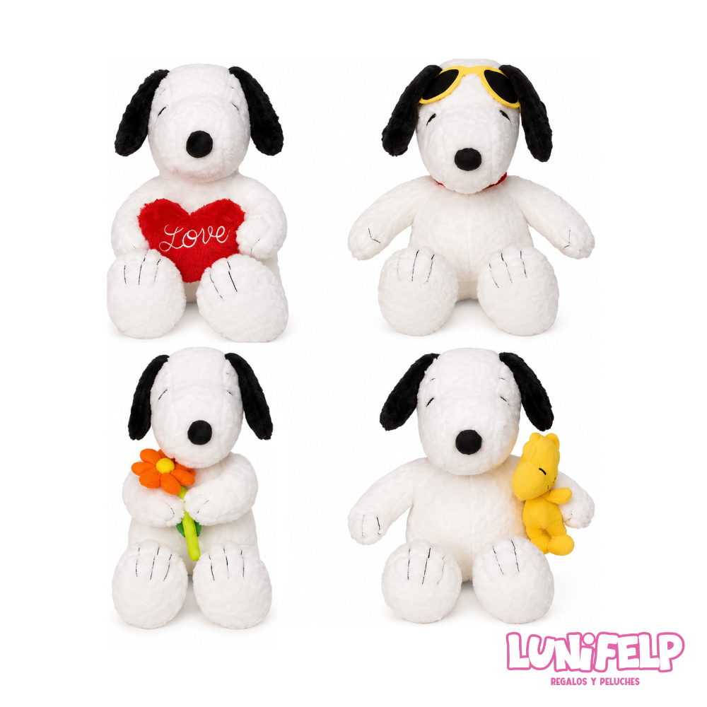 Peluche Snoopy 40 cm Varios Estilos