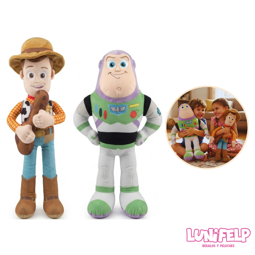 Peluche Toy Story 80 cm Gigante Buzz Lightyear y Woody - Imagen 5