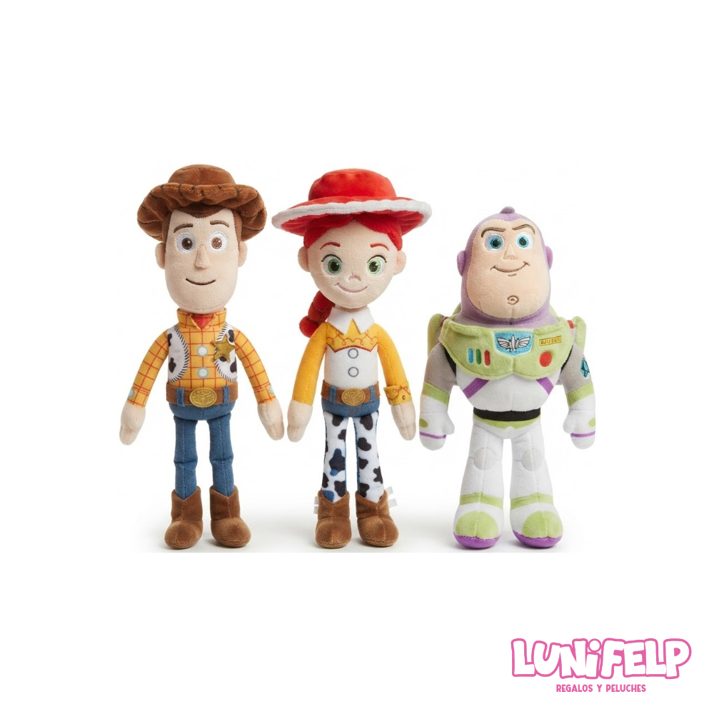 Peluches Toy Story 30 cm - Woody, Jessie o Buzz
